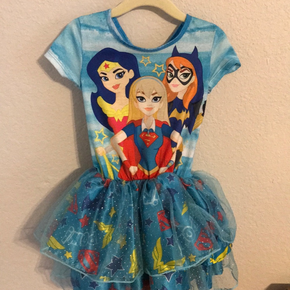 DC Superhero Girls Dress with tutu